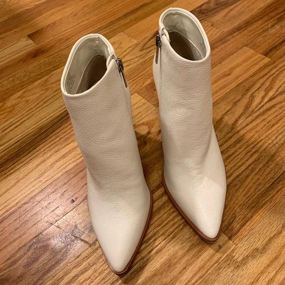 Vince Camuto Pezlee Booties in Warm White - Picture 2 of 10